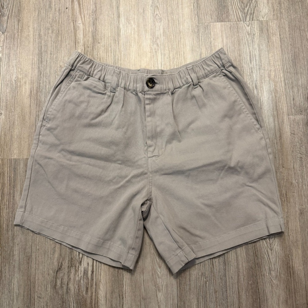 Cove Mens 28 Light Gray 5" Chino Shorts